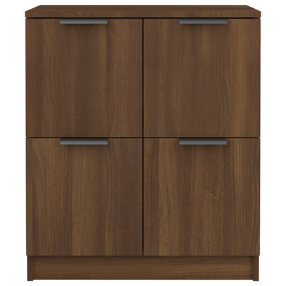 Sideboards 2 Stk. Braun Eichen-Optik 60x30x70 cm Holzwerkstoff