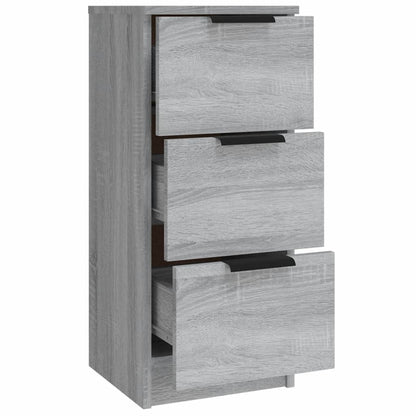 Sideboards 3 Stk. Grau Sonoma Holzwerkstoff