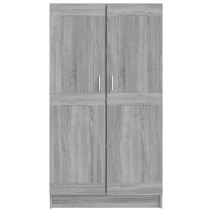 Bücherschrank Grau Sonoma 82,5x30,5x150 cm Holzwerkstoff