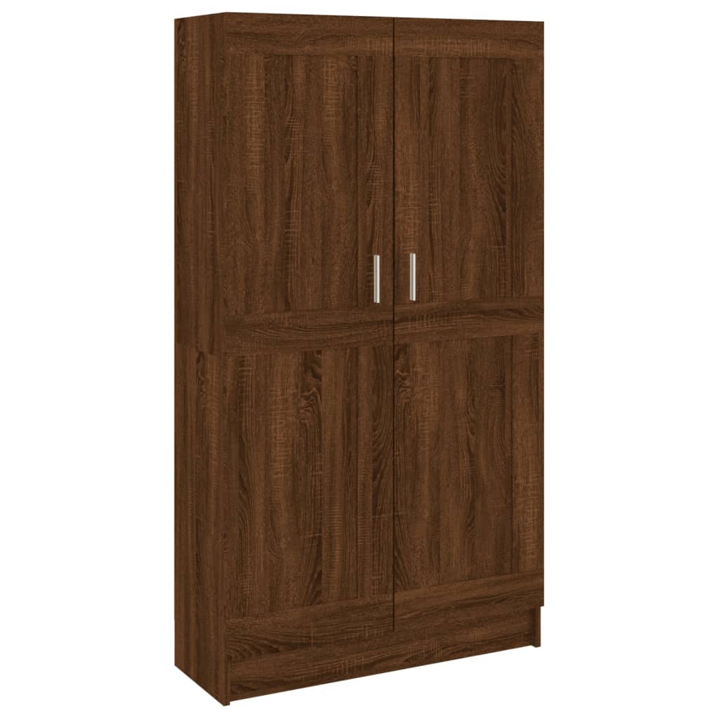 Bücherschrank Braun Eichen-Optik 82,5x30,5x150 cm Holzwerkstoff