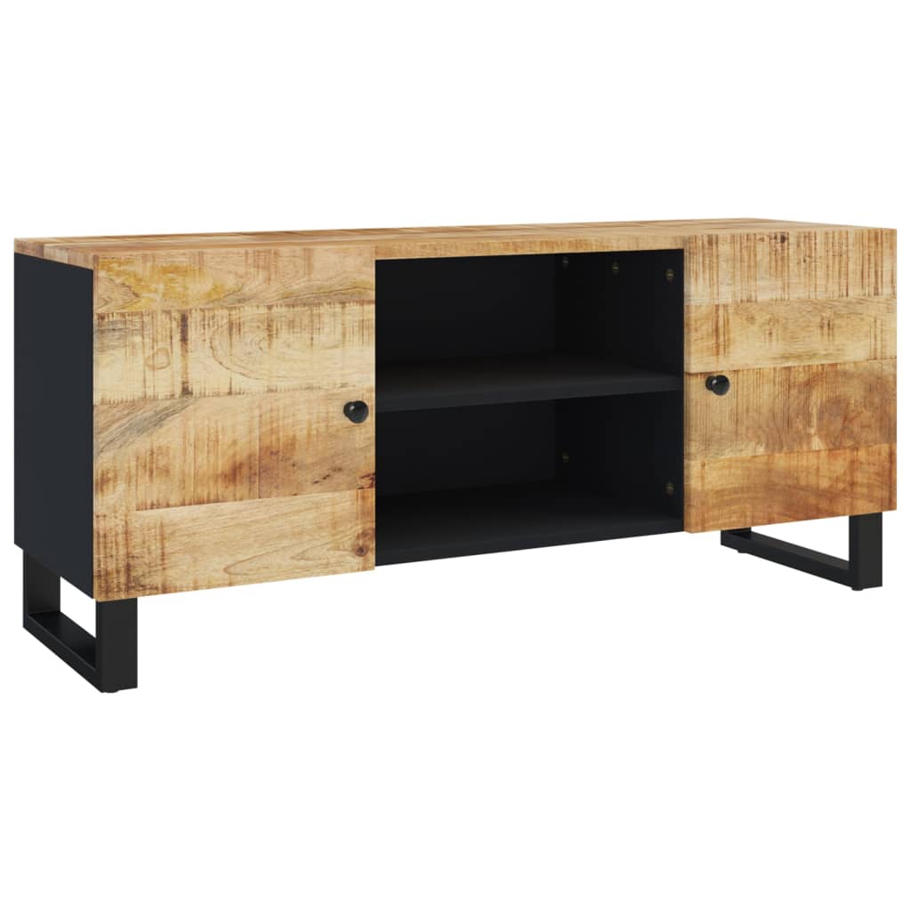 TV-Schrank 105x33x46 cm Massivholz Mango