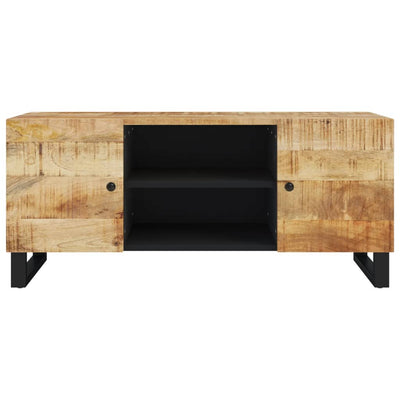 TV-Schrank 105x33x46 cm Massivholz Mango