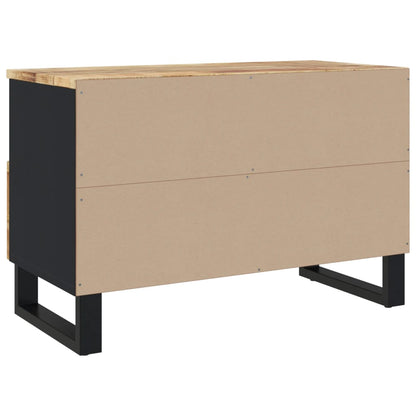 TV-Schrank 70x33x46 cm Massivholz Mango