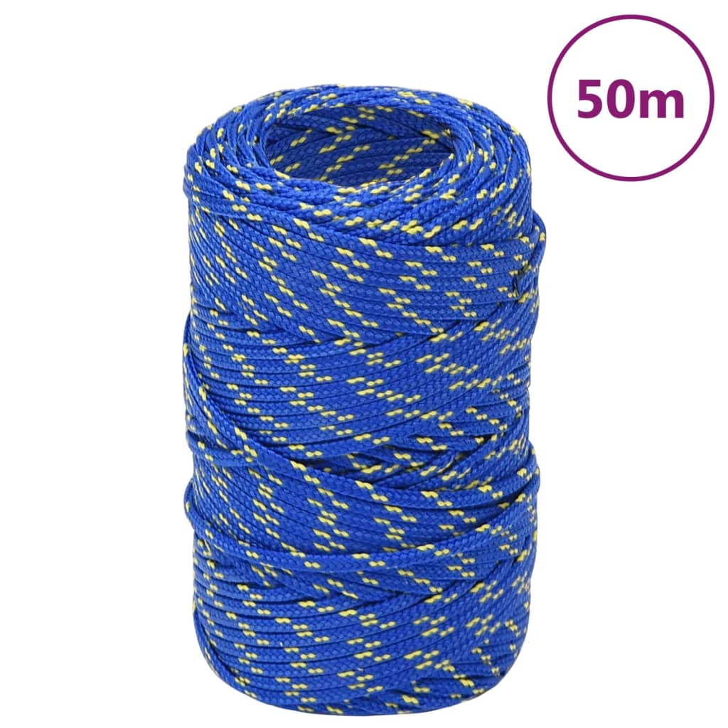 Bootsseil Blau 2 mm 50 m Polypropylen