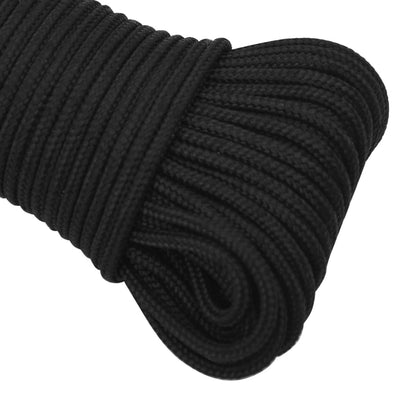 Bootsseil Schwarz 3 mm 50 m Polypropylen