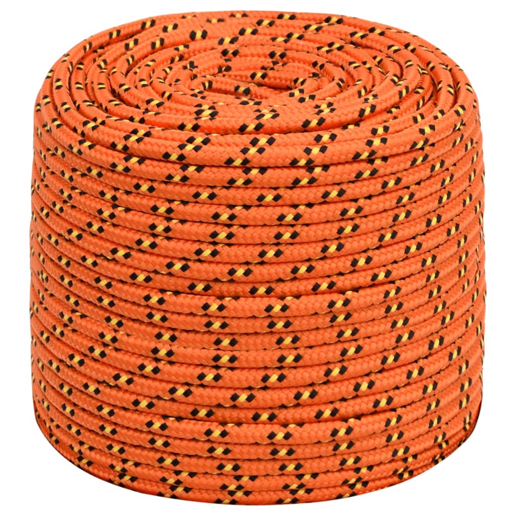 Bootsseil Orange 6 mm 100 m Polypropylen