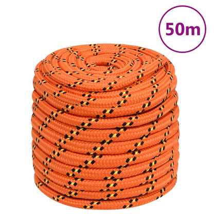 Bootsseil Orange 16 mm 50 m Polypropylen