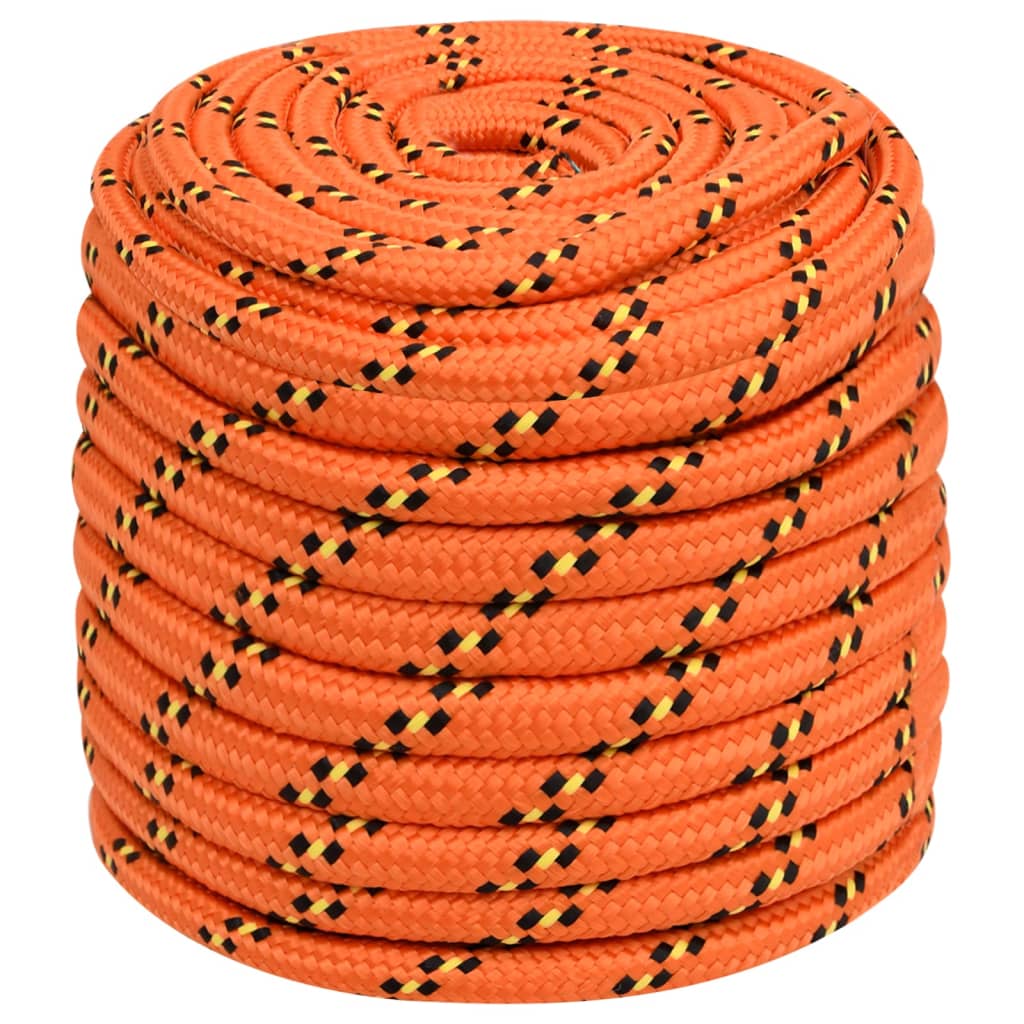 Bootsseil Orange 16 mm 50 m Polypropylen