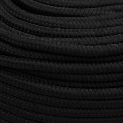 Arbeitsseil Schwarz 6 mm 250 m Polyester