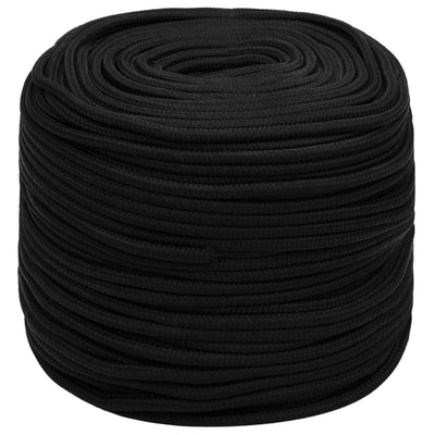 Arbeitsseil Schwarz 6 mm 500 m Polyester