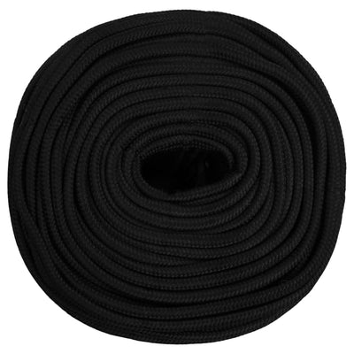 Arbeitsseil Schwarz 6 mm 500 m Polyester