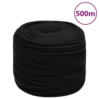 Arbeitsseil Schwarz 8 mm 500 m Polyester