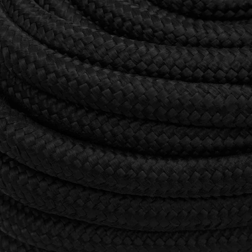 Arbeitsseil Schwarz 20 mm 25 m Polyester