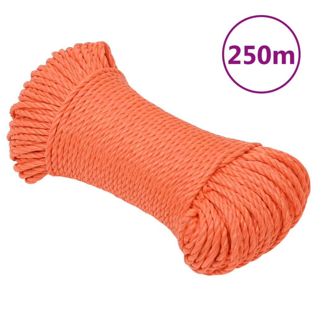 Arbeitsseil Orange 3 mm 250 m Polypropylen