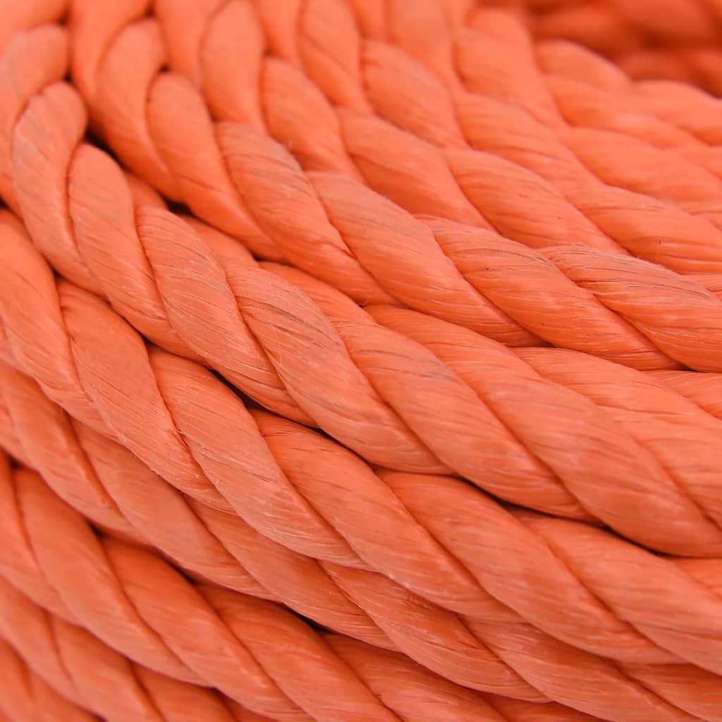 Arbeitsseil Orange 12 mm 25 m Polypropylen