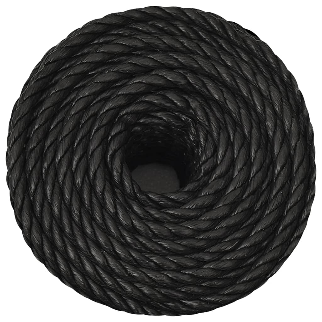 Arbeitsseil Schwarz 14 mm 250 m Polypropylen