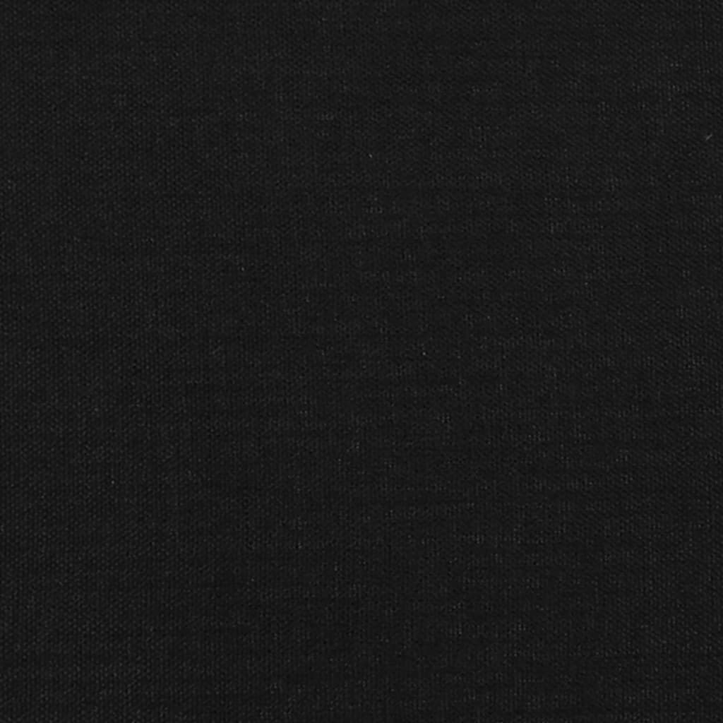 Kopfteil Schwarz 90x5x78/88 cm Stoff