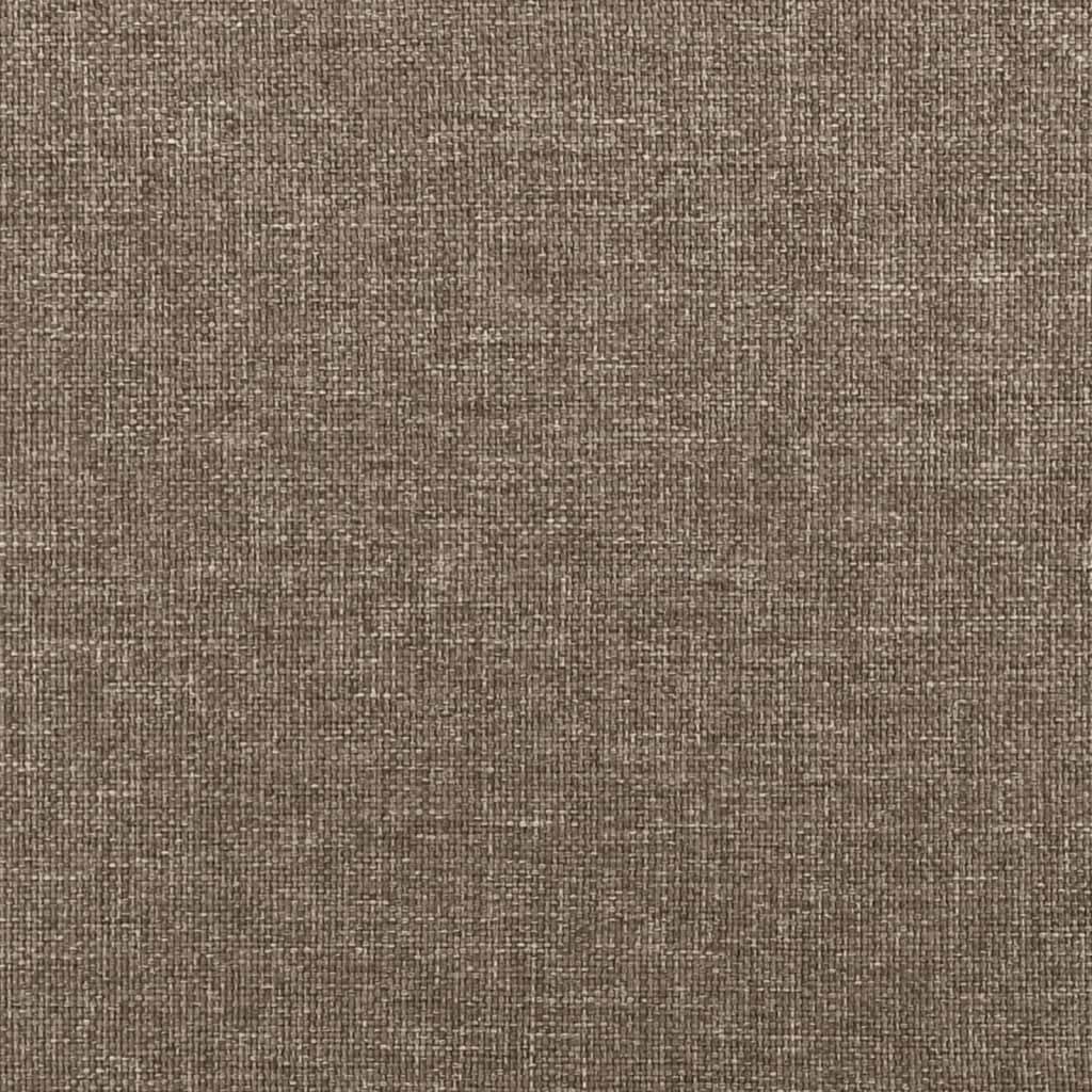 Kopfteil Taupe 90x5x78/88 cm Stoff