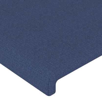 Kopfteile 2 Stk. Blau 80x5x78/88 cm Stoff