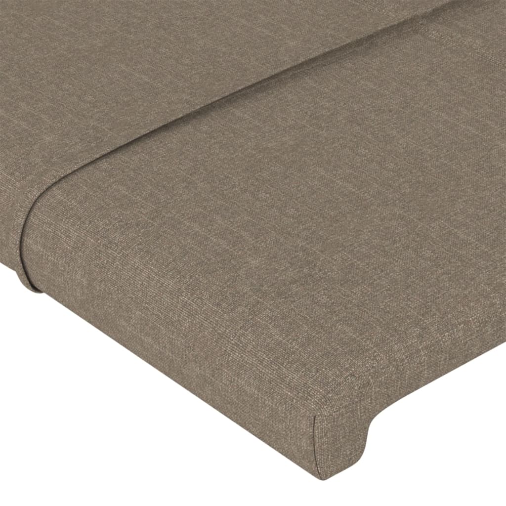 Kopfteil Taupe 80x5x78/88 cm Stoff