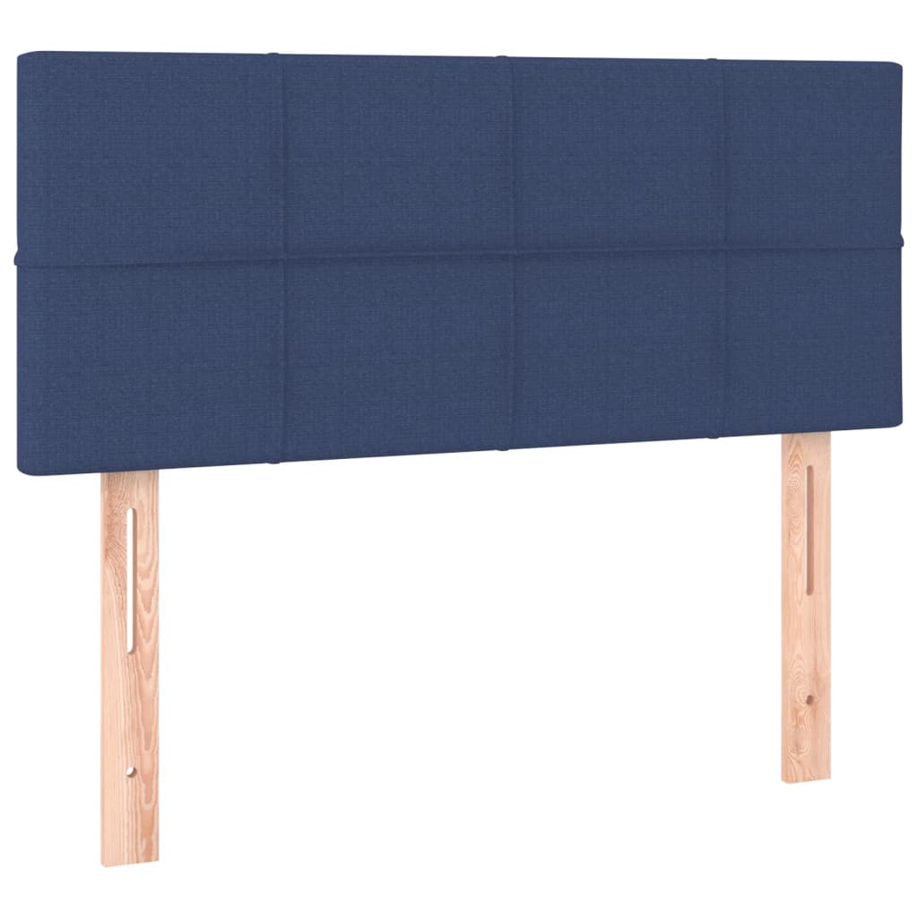 Kopfteil Blau 90x5x78/88 cm Stoff