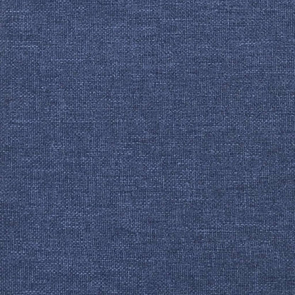 Kopfteil Blau 100x5x78/88 cm Stoff