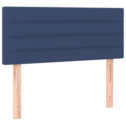 Kopfteil Blau 90x5x78/88 cm Stoff