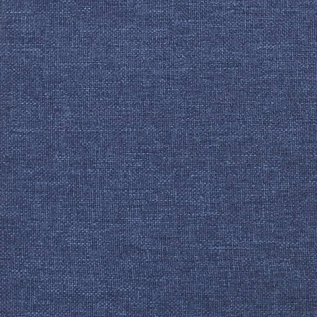 Kopfteil Blau 80x7x78/88 cm Stoff