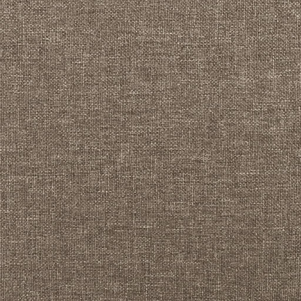 Sitzbank Taupe 70x30x30 cm Stoff