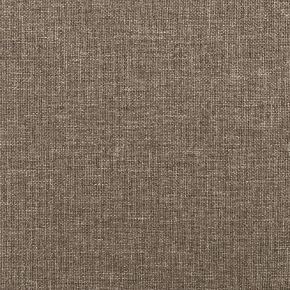 Sitzbank Taupe 70x30x30 cm Stoff