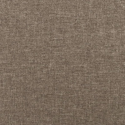 Sitzbank Taupe 100x30x30 cm Stoff