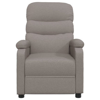 Massagesessel Taupe Stoff