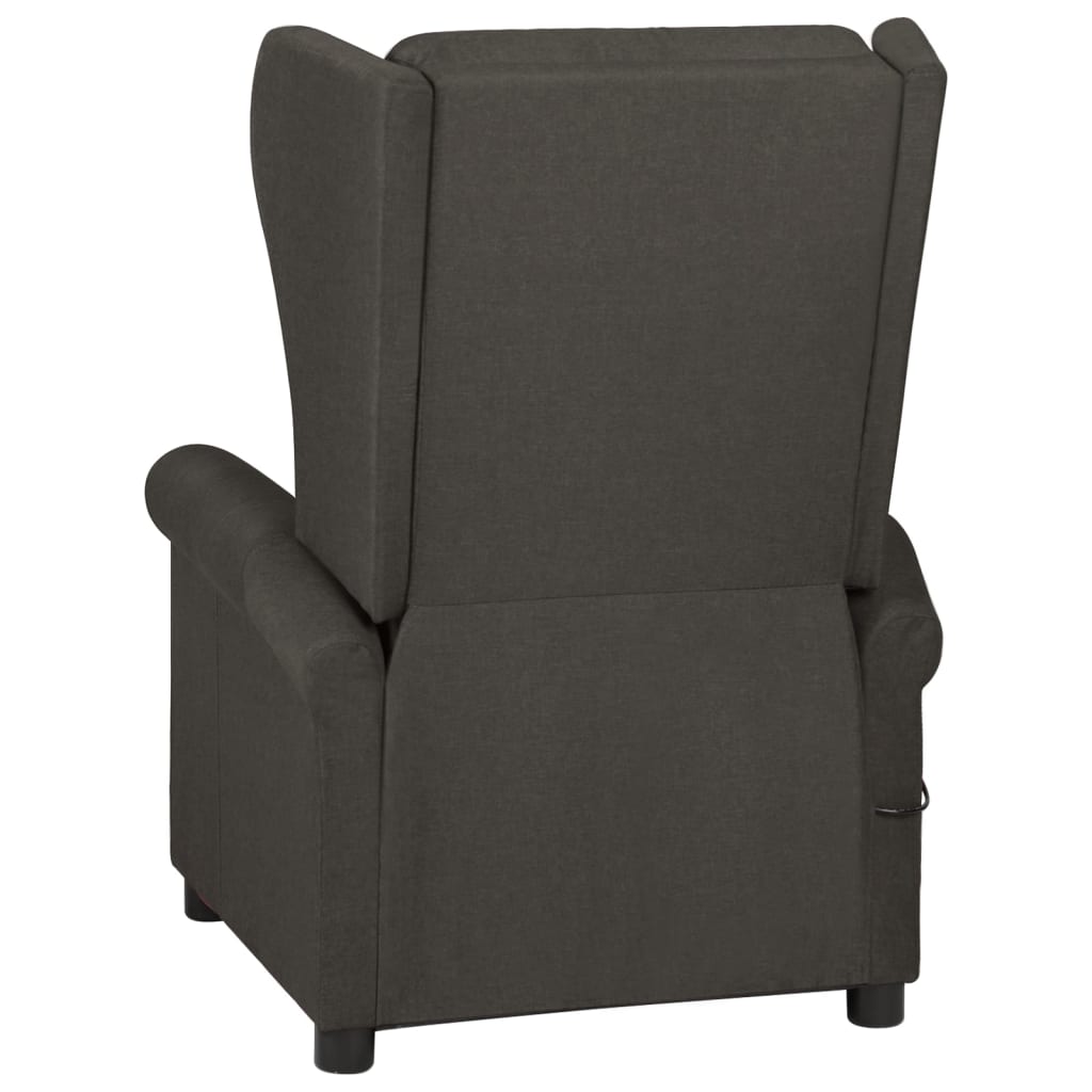 Massagesessel Taupe Stoff