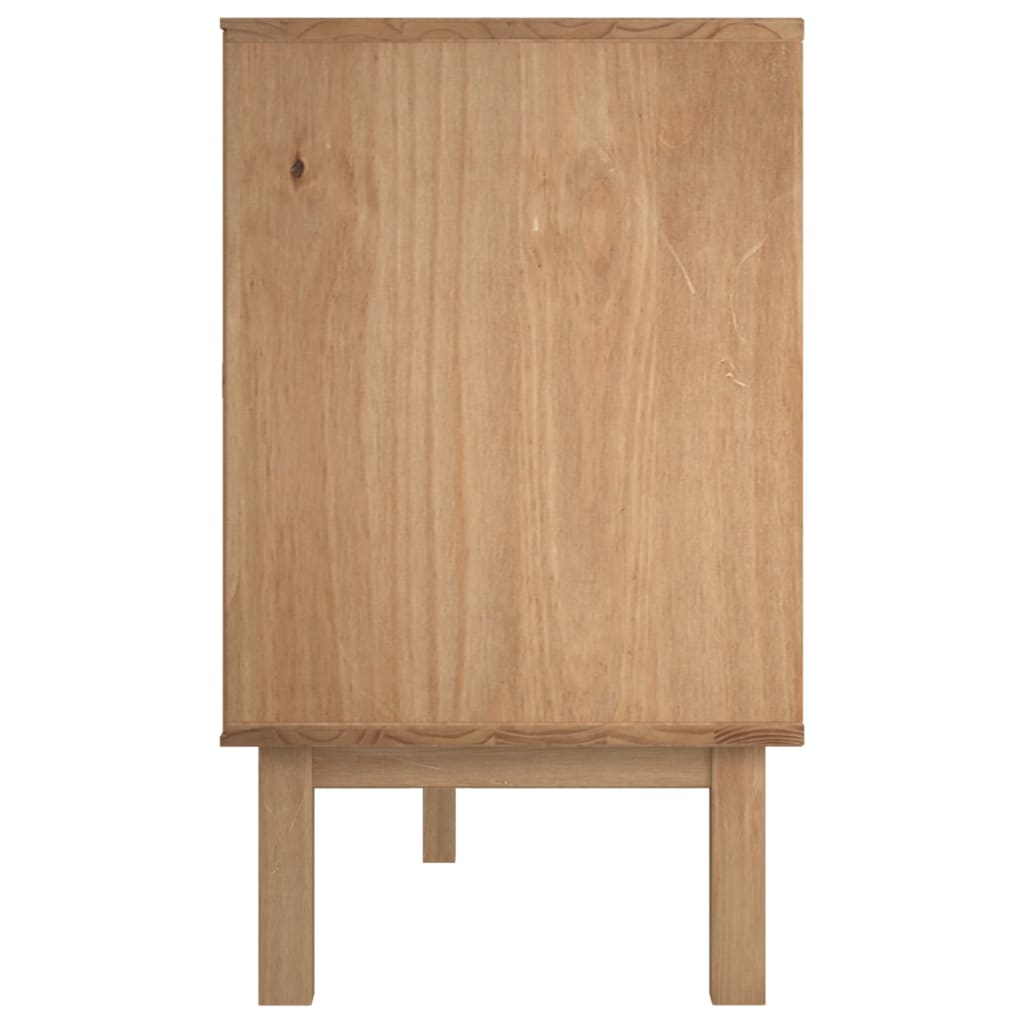 Sideboard OTTA Braun&Grau 113,5x43x73 cm Massivholz Kiefer