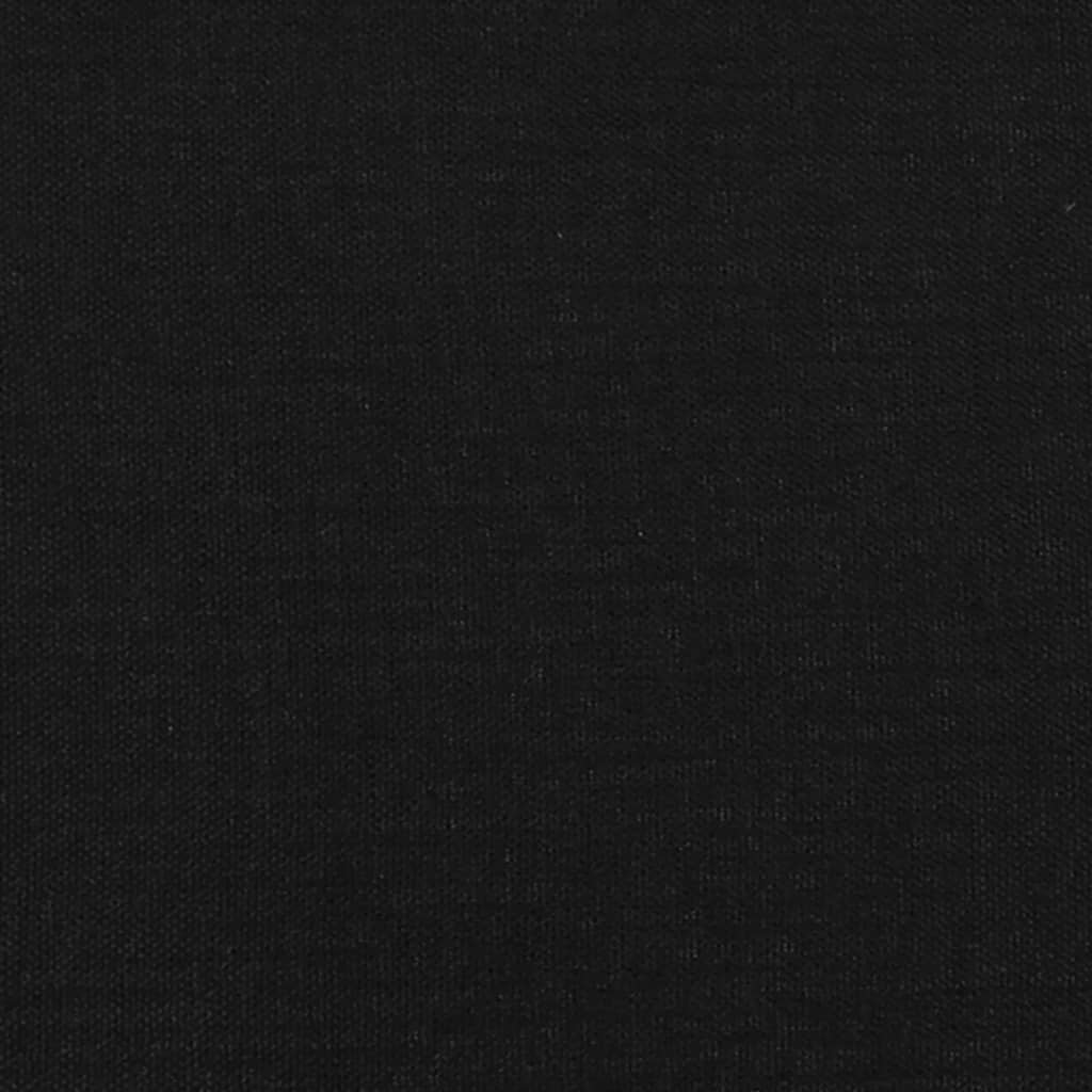 Bettgestell Schwarz 90x190 cm Stoff