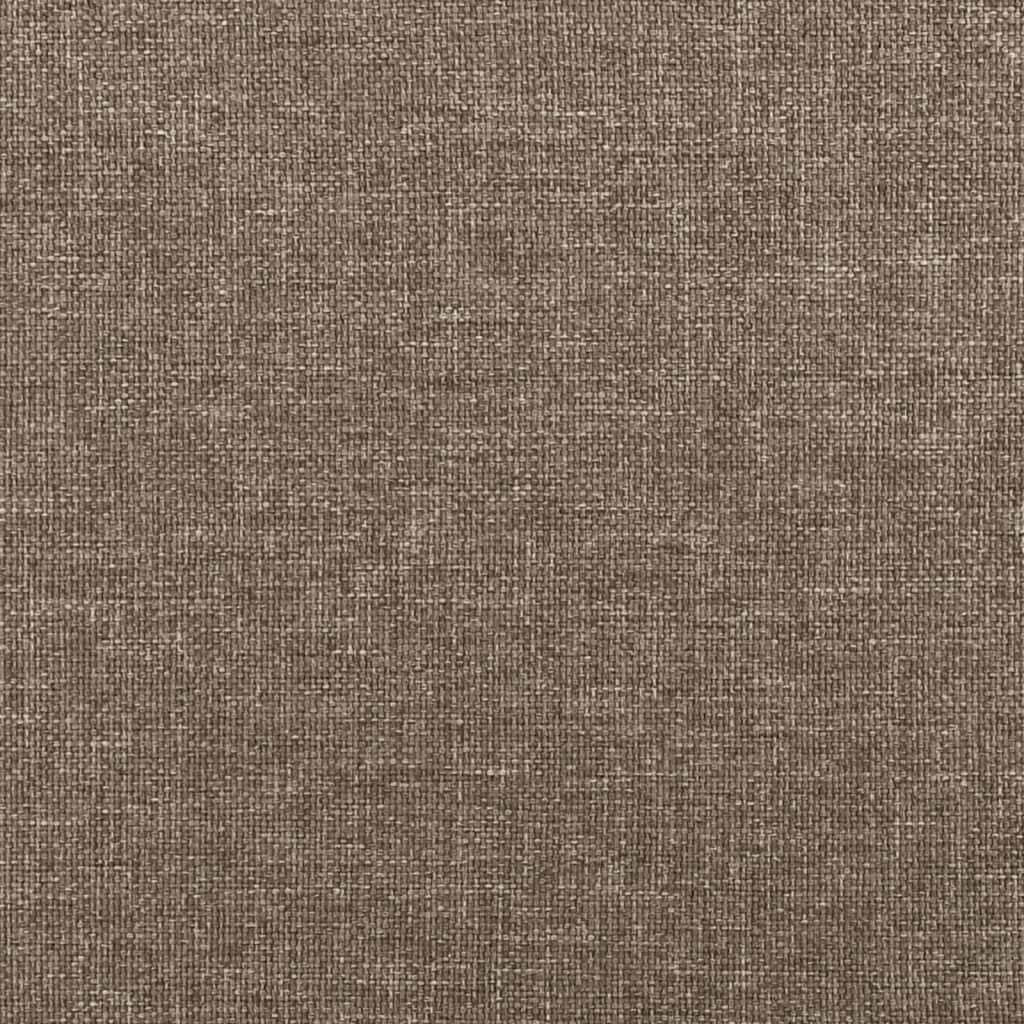 Bettgestell Taupe 90x190 cm Stoff