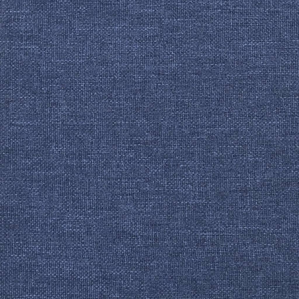 Bettgestell Blau 90x190 cm Stoff