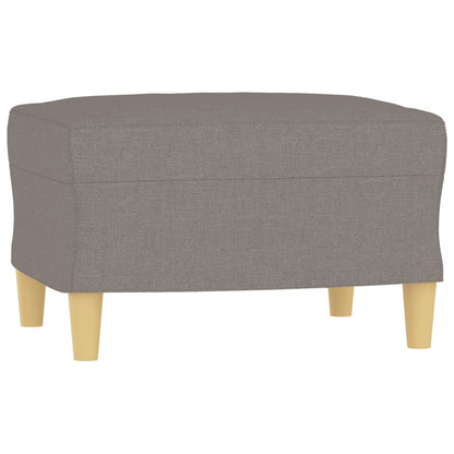 Fußhocker Taupe 60x50x41 cm Stoff