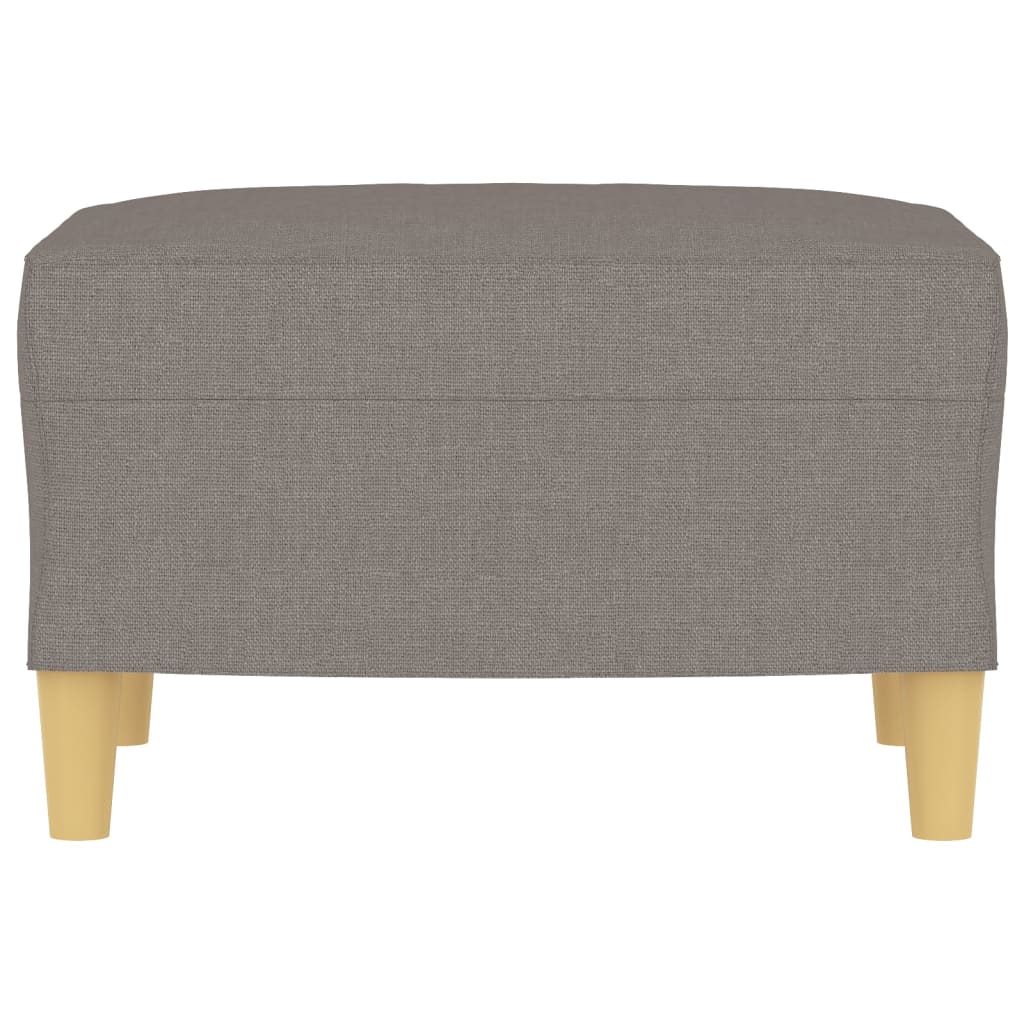 Fußhocker Taupe 60x50x41 cm Stoff