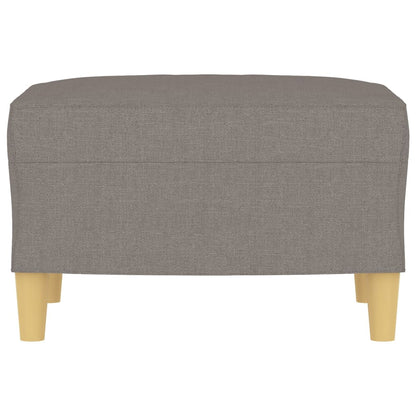 Fußhocker Taupe 60x50x41 cm Stoff