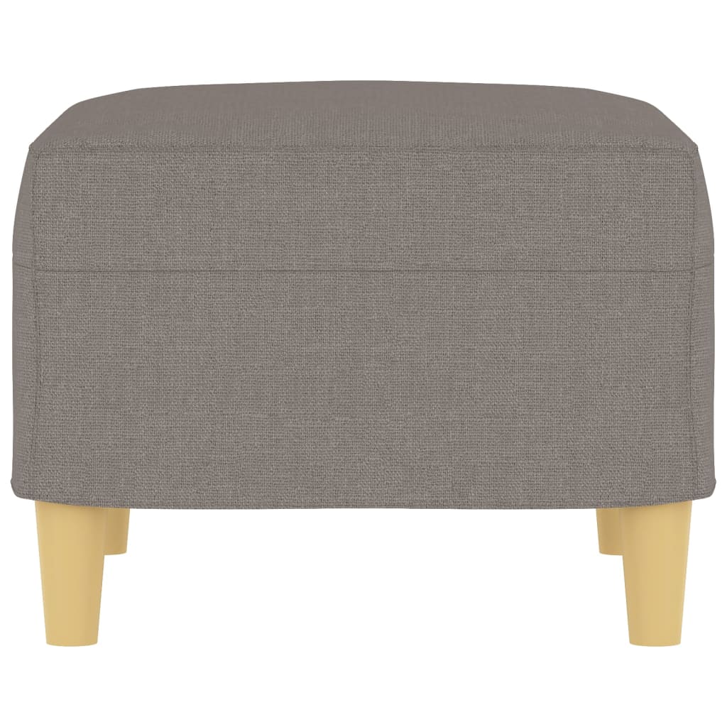 Fußhocker Taupe 60x50x41 cm Stoff