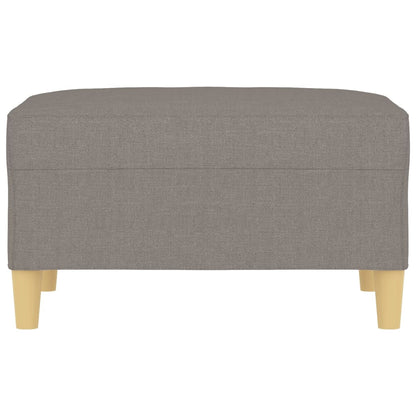 Fußhocker Taupe 70x55x41 cm Stoff