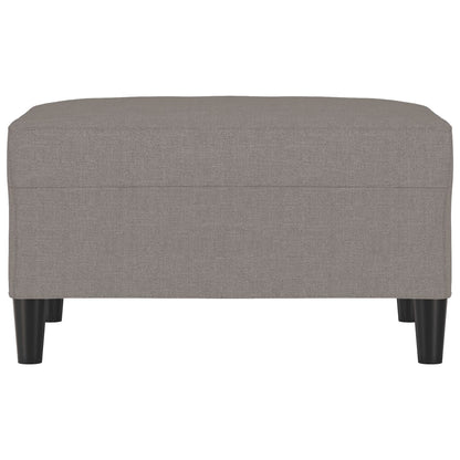 Fußhocker Taupe 70x55x41 cm Stoff