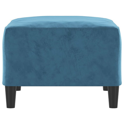 Fußhocker Blau 70x55x41 cm Samt