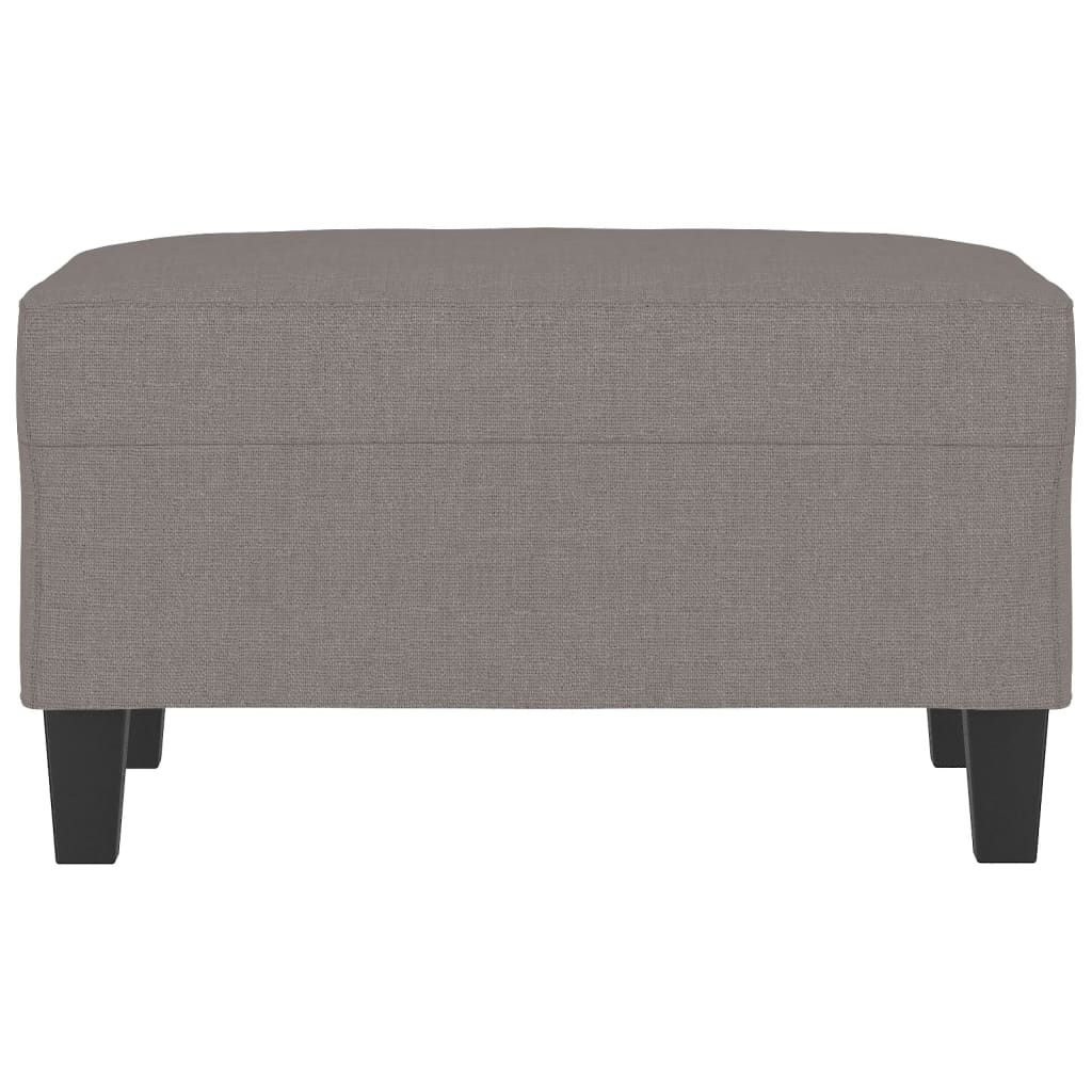 Fußhocker Taupe 70x55x41 cm Stoff