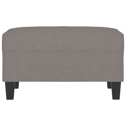 Fußhocker Taupe 70x55x41 cm Stoff