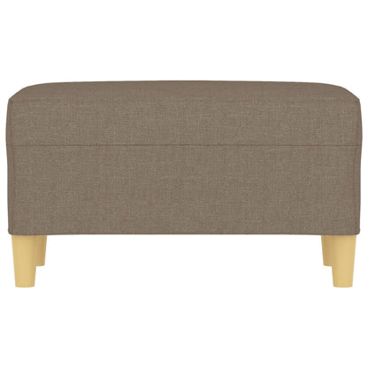 Sitzbank Taupe 70x35x41 cm Stoff