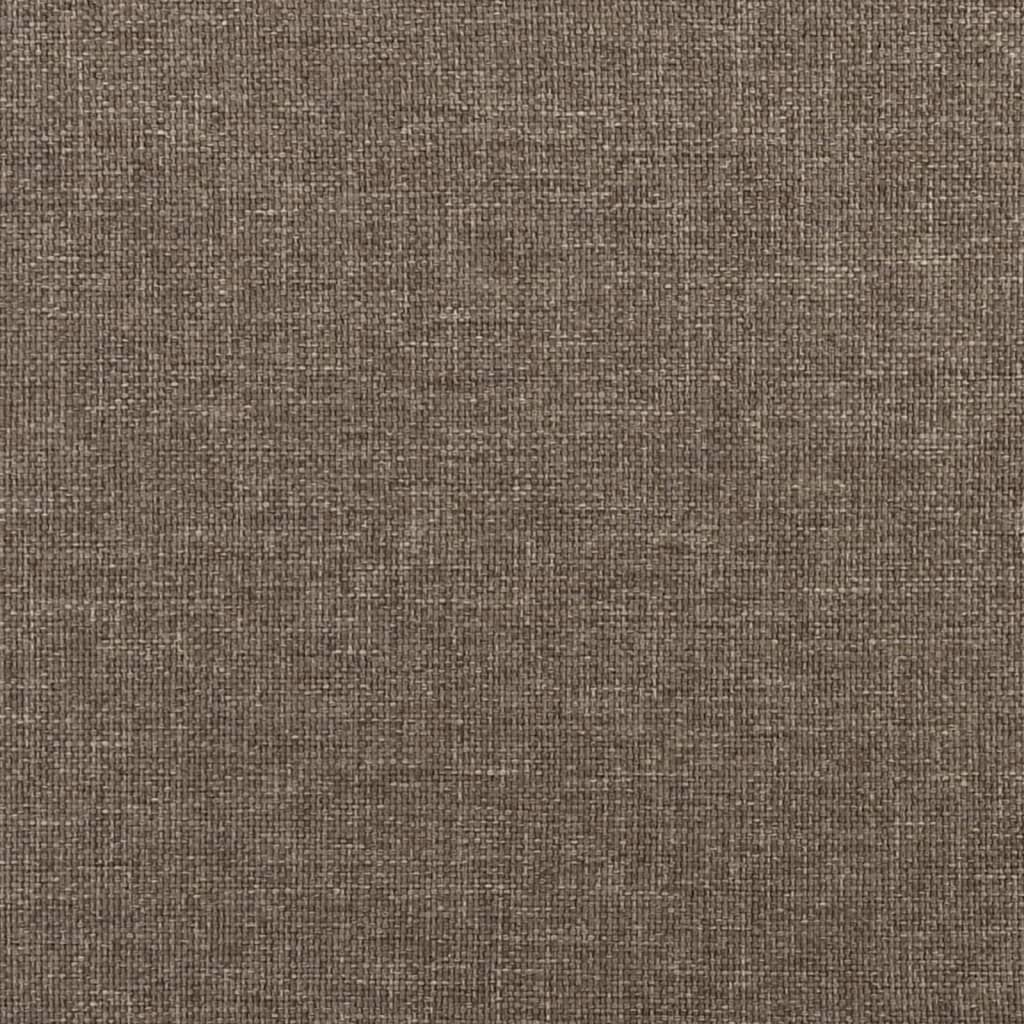 Sitzbank Taupe 70x35x41 cm Stoff