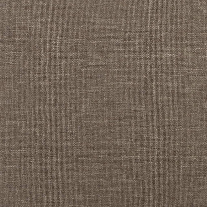 Sitzbank Taupe 70x35x41 cm Stoff