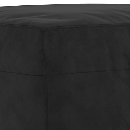 Sitzbank Schwarz 100x35x41 cm Samt